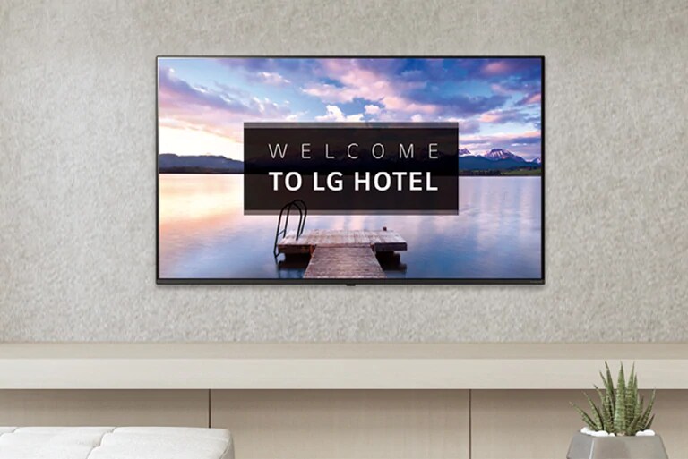 Välkomstvideo/-skärm